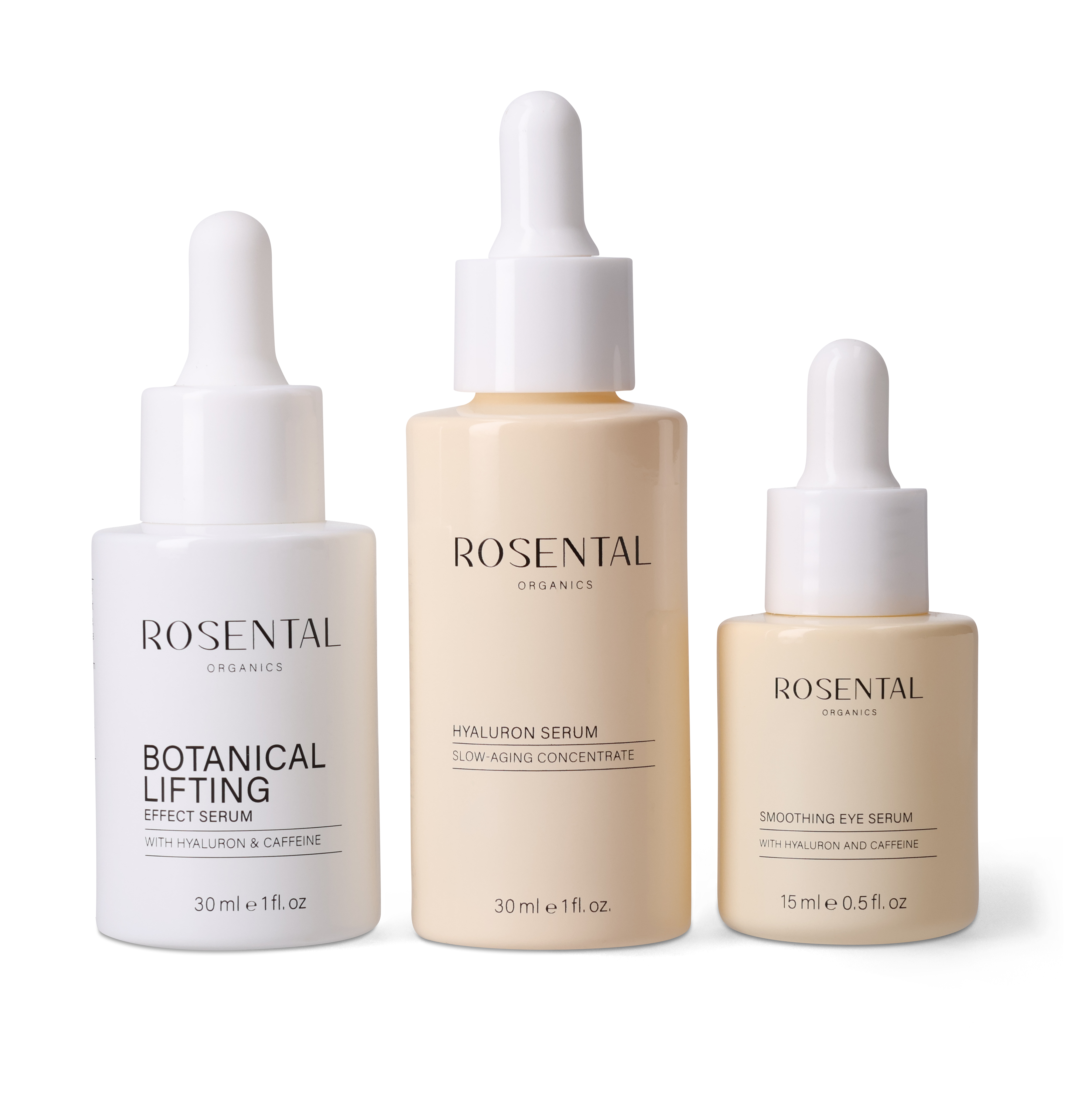 De Botanical Lifting Day Routine van Rosental Organics voor een verstevigende dagelijkse huidverzorging.