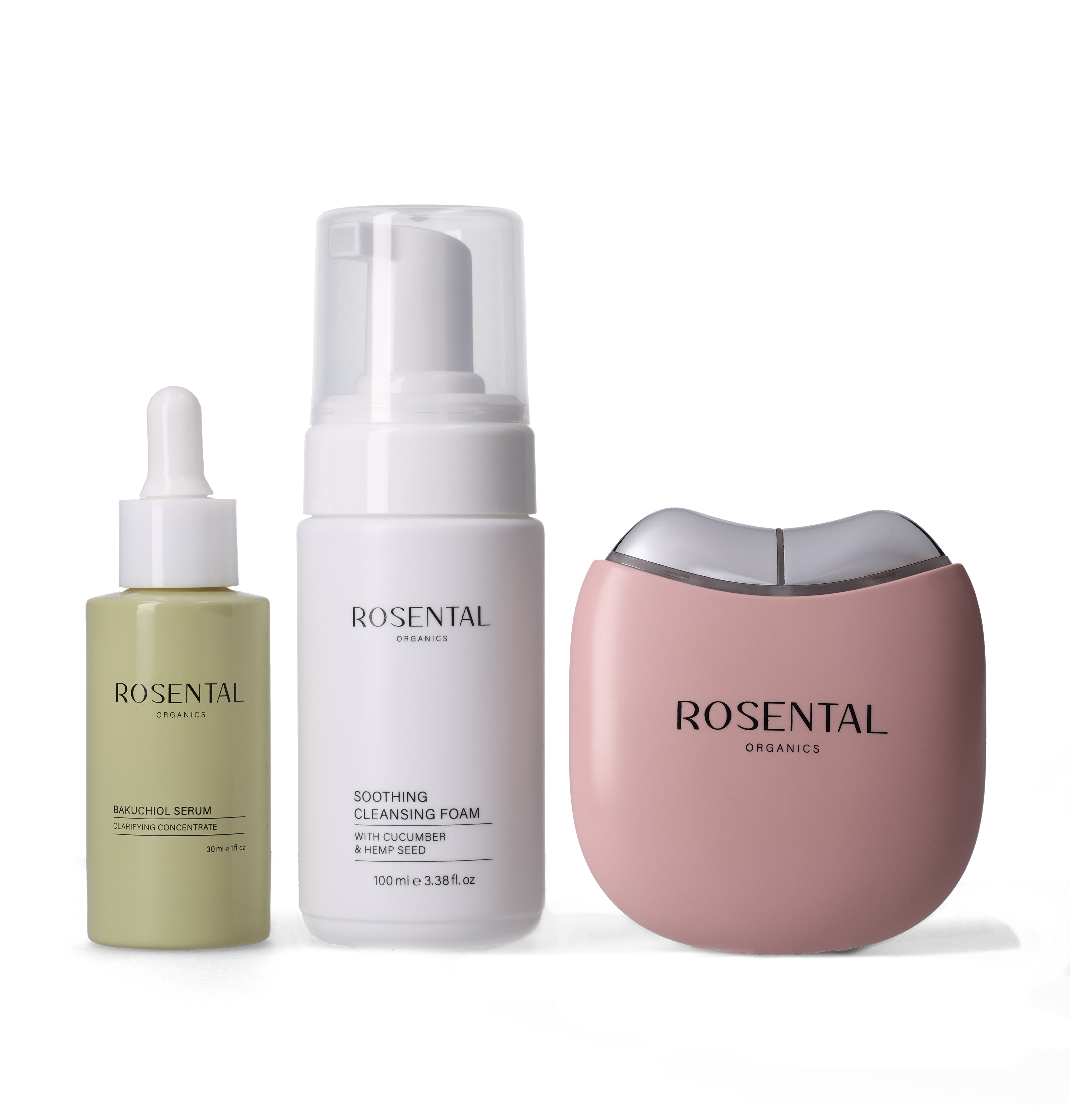 EMS Gua Sha Cleansing & Face Yoga Set met Bakuchiol van Rosental Organics.
