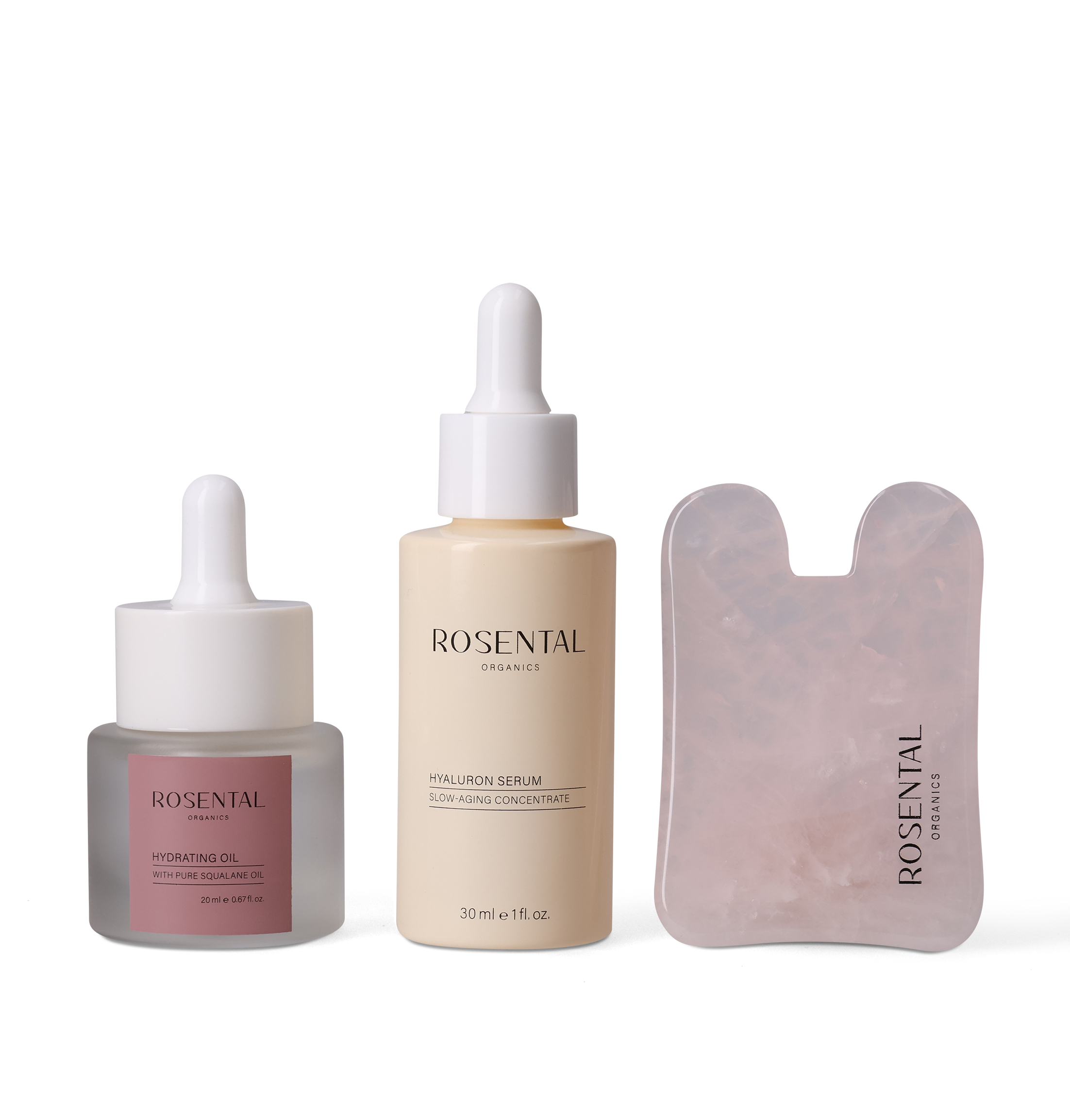 Full Hydrating Face Yoga Set | Rose Quartz