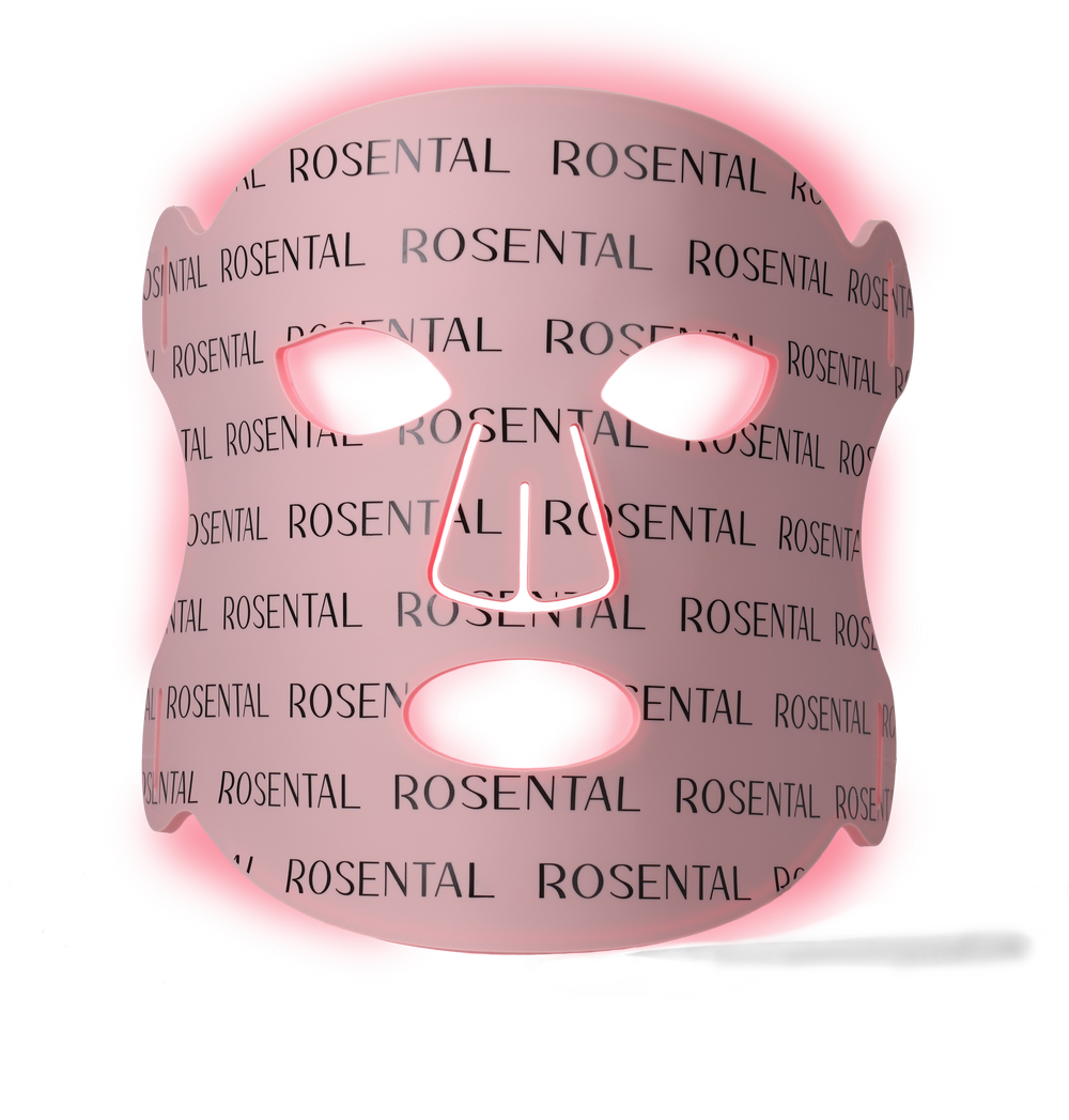 LED-masker met rood licht van Rosental Organics.