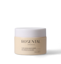 Slow-Aging Moisturizer met rozenbottel en hyaluron van Rosental Organics.