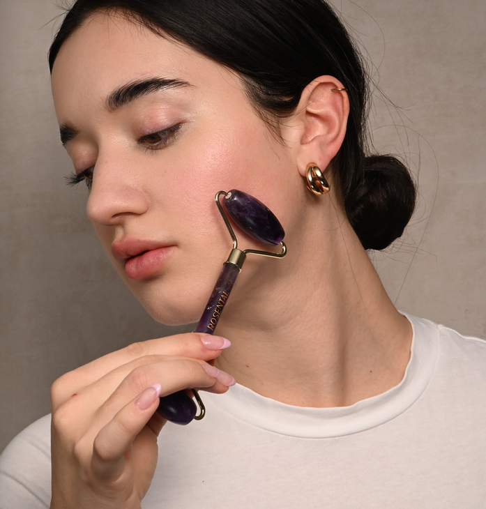 Amethyst Roller | Natural Beauty Tool